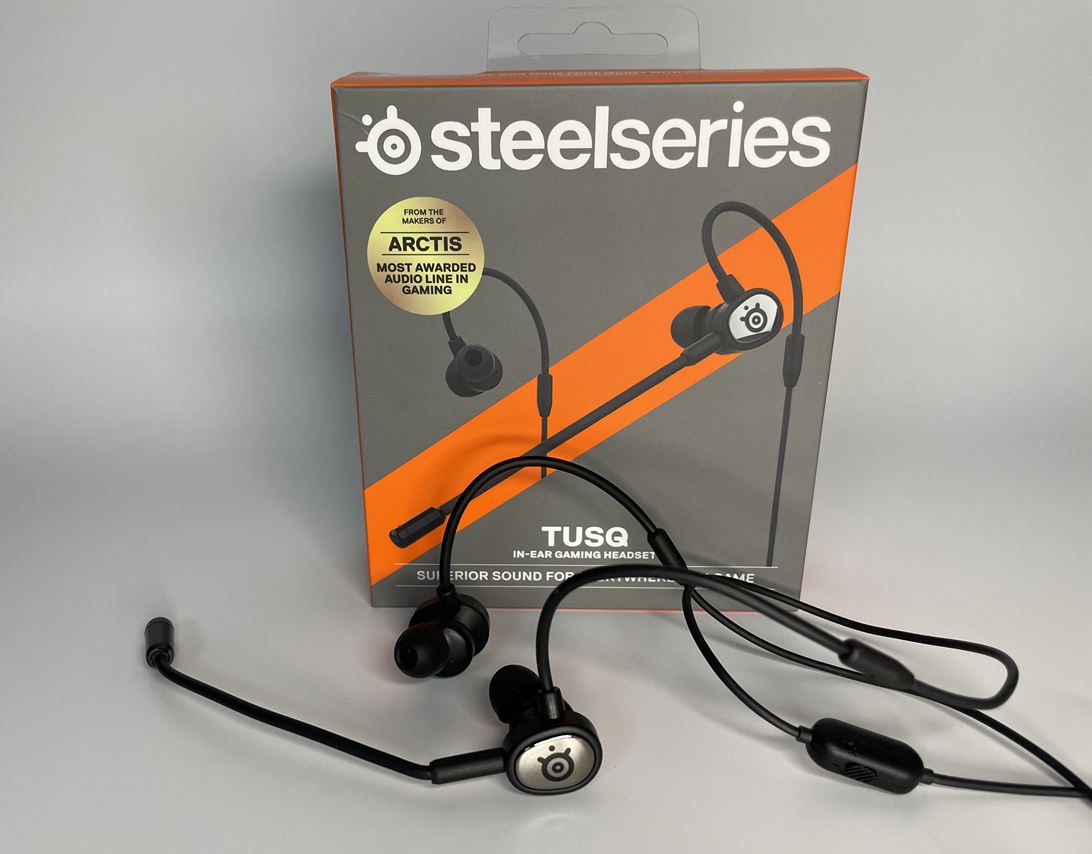 SteelSeries TUSQレビュー：マイク音質の良い耳掛けゲーミングイヤホン