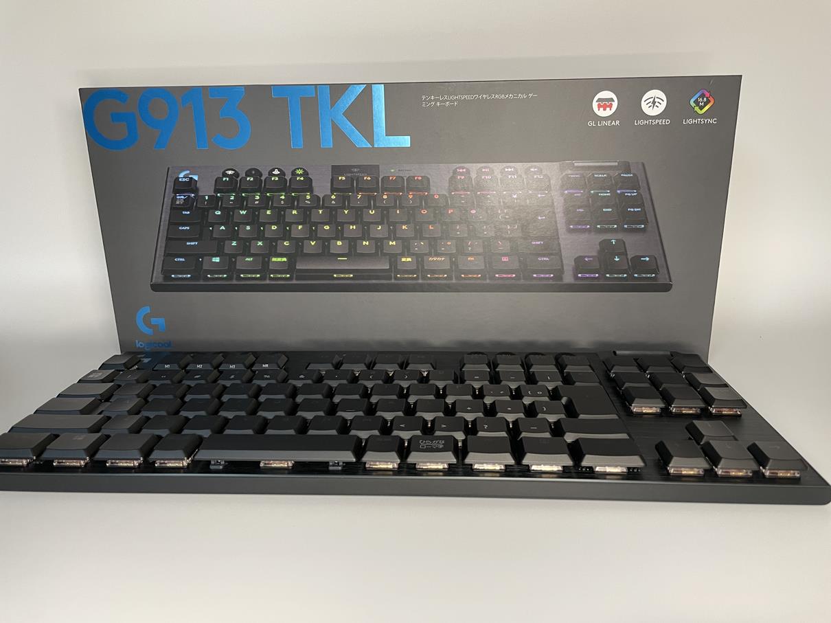 Logicool G913 TKLレビュー：人気の薄型ゲーミングキーボードを実際に 